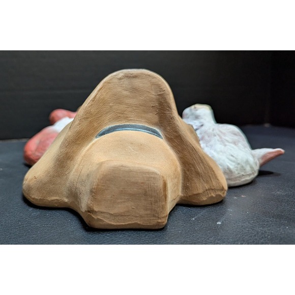 Cowboy Holding Calf Wall Hanging‎ Hand-Painted Ceramic - Picture 6 of 9